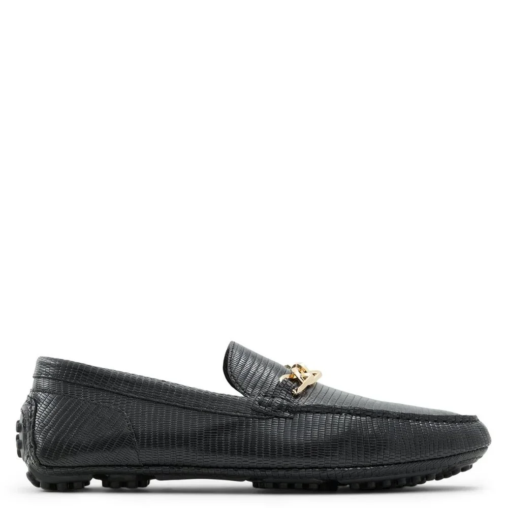 NWOB Aldo Davinch Lizard Embossed Driving Shoe